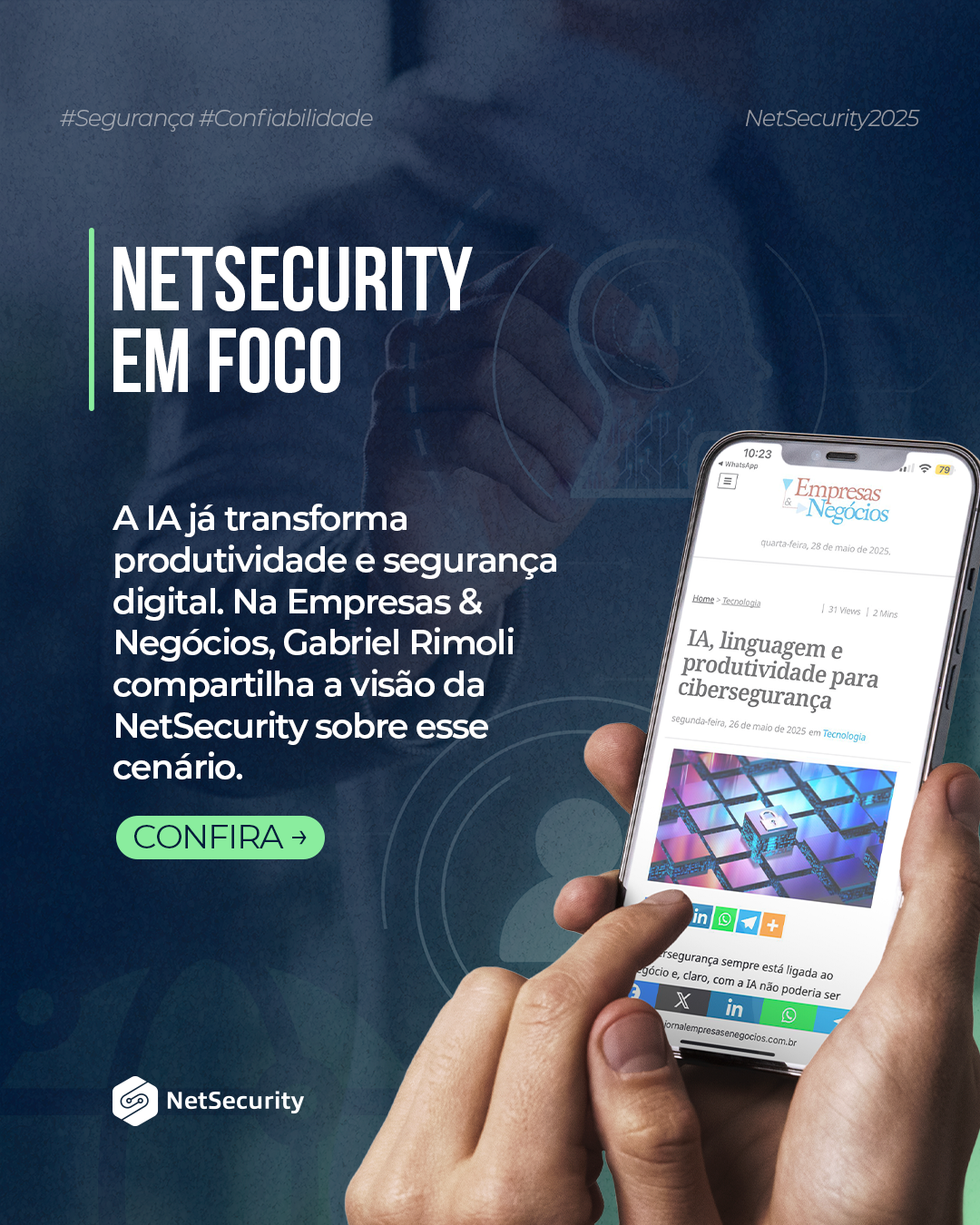 Criativo para redes sociais — peça 1