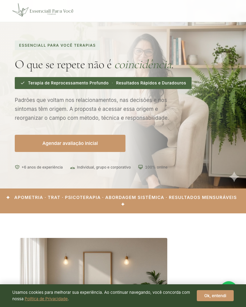 LP Essenciall Para Você Terapias